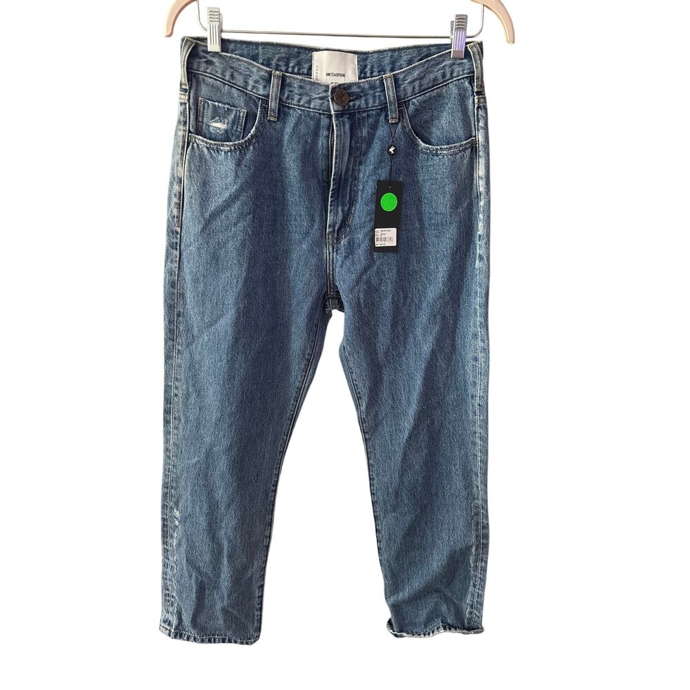 NWT One Teaspoon Sz 26 Bandit Relaxed Straight Leg Low Waist Boyfriend Jeans